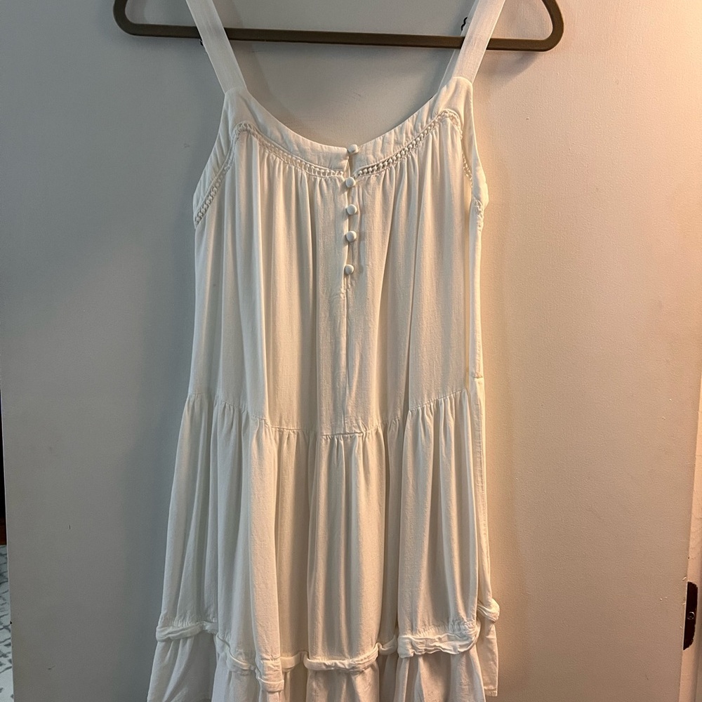Wild Fable White Ruffled Top